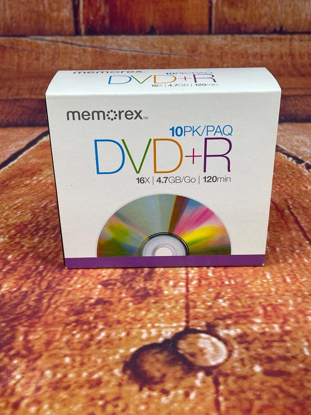 Memorex 10PK DVD+R 16X 4.7GB 120min Recordable Discs